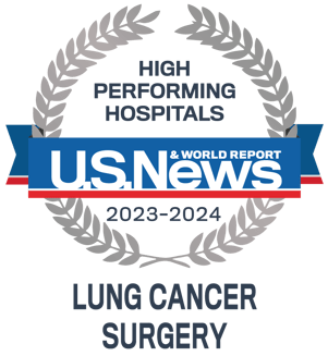 US News badge – U.S. News Lung Cancer Surgery
